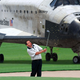 Griffin plays the Pebble Beach course minutes after blasting off from his Idaho vacation home.